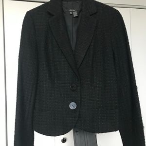 Black Zara Brand textured blazer